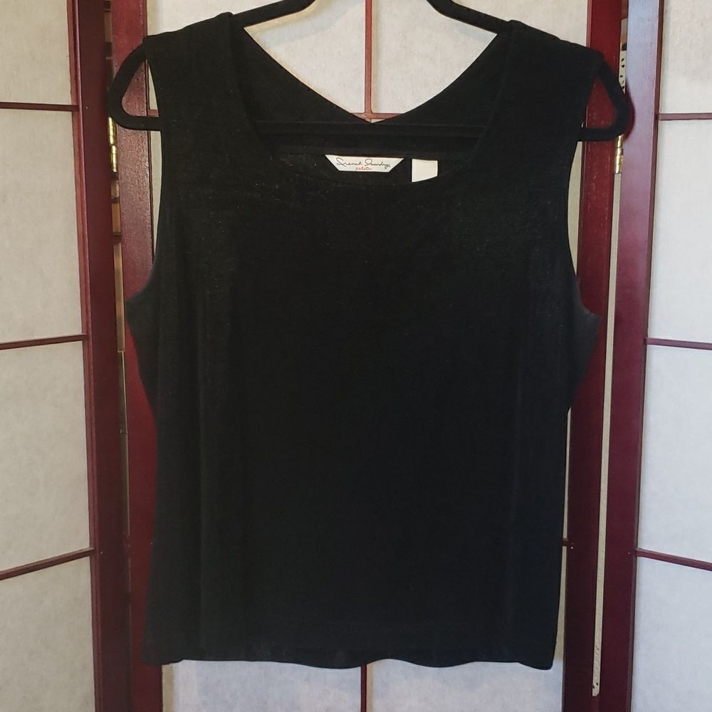 French Laundry Black Stretchy Sleeveless Top